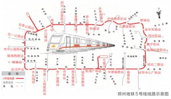 郑州地铁5号线空载试运行 预计明年上半年开通(图2) 郑州地铁5号线空载试运行 预计明年上半年开通(图2)